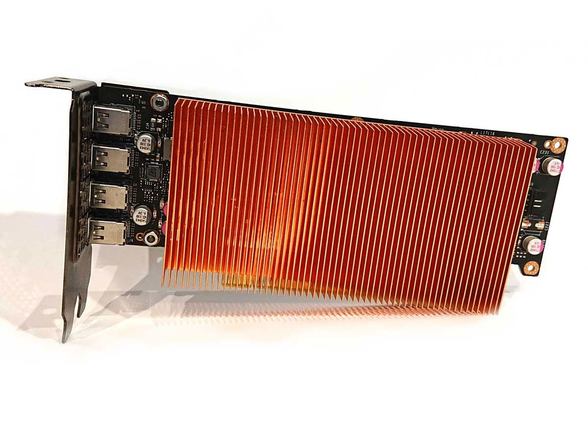 RTX A2000 copper heatsink